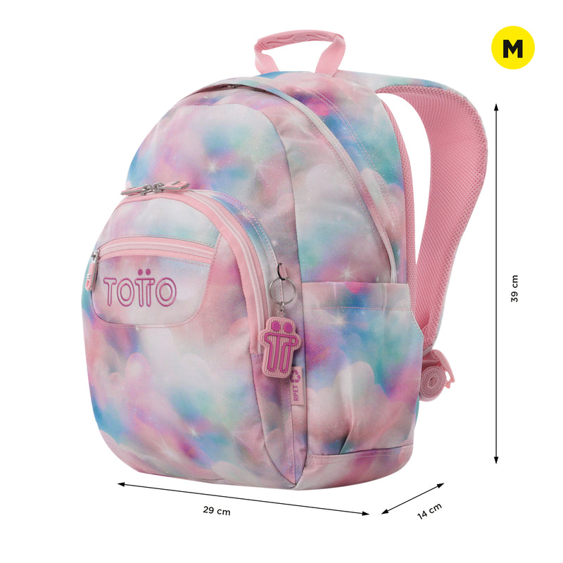 Mochila para Colegio Gommas Glitter  Rosado