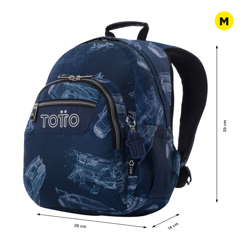 Mochila para colegio Gommas Azul