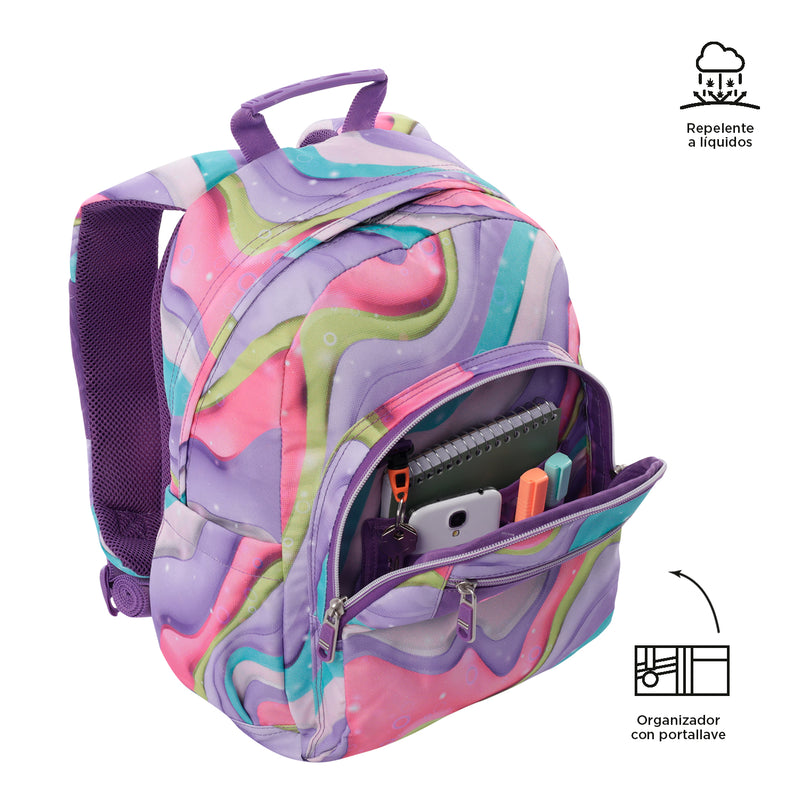 Mochila para colegio Gommas Morado