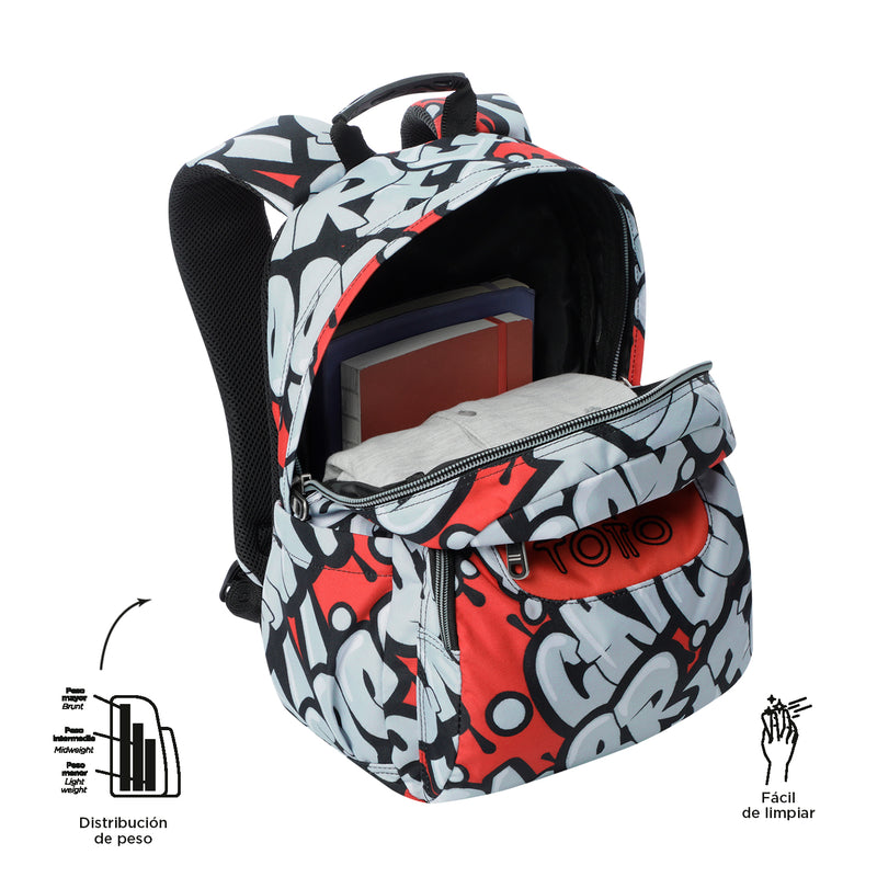 Mochila para colegio Gommas Rojo