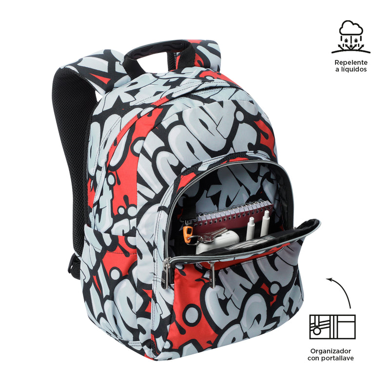 Mochila para colegio Gommas Rojo