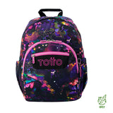 Mochila Juvenil Gommas Glitter