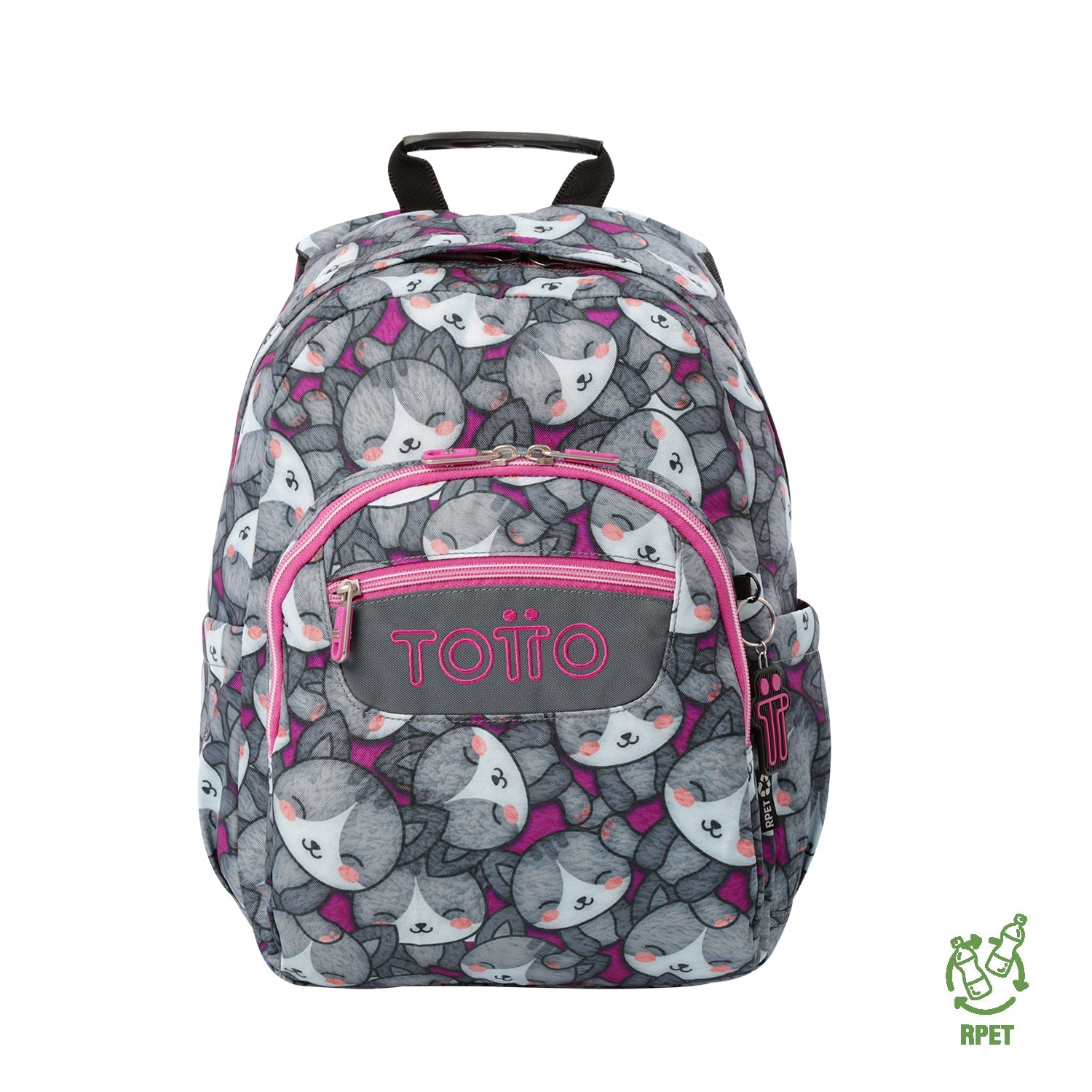 Maleta para el colegio Gommas gris