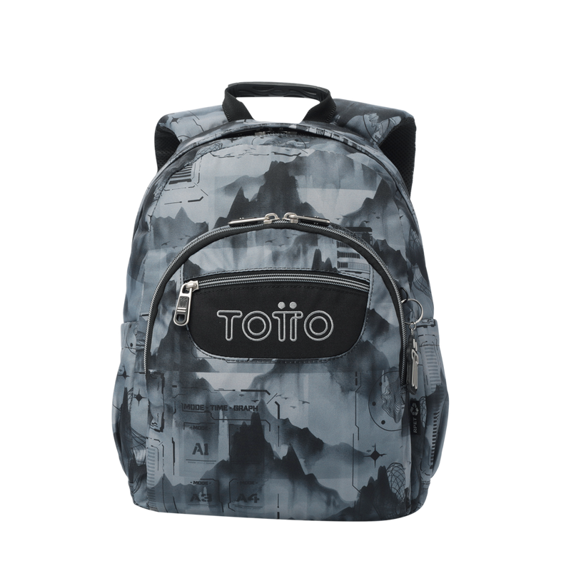 Mochila Juvenil Gommas Gris