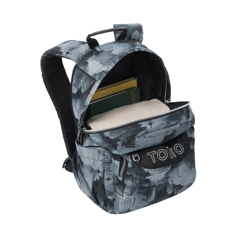 Mochila Juvenil Gommas Gris