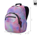 Mochila Juvenil Acuarela Glitter Mediano Rosado