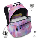 Mochila Juvenil Acuarela Glitter Mediano Rosado