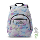 Morral Juvenil Acuarela Glitter Mediano Azul