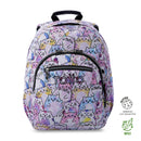 Mochila Juvenil Gommas Glitter Mediano Rosado