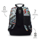 Mochila Juvenil Gommas Mediano Gris