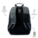 Mochila Juvenil Gommas Mediano Gris