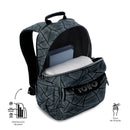 Mochila Juvenil Gommas Mediano Gris