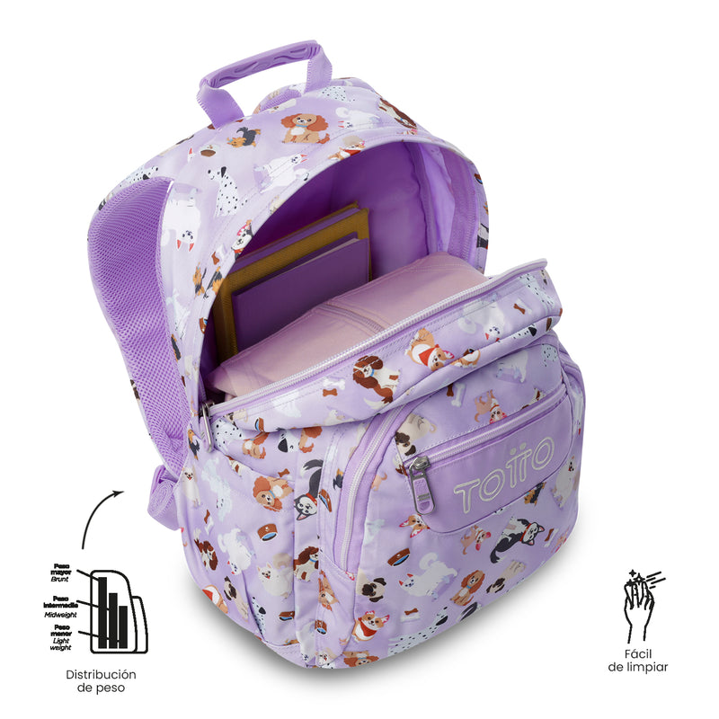 Mochila Juvenil Gommas Mediano Rosado