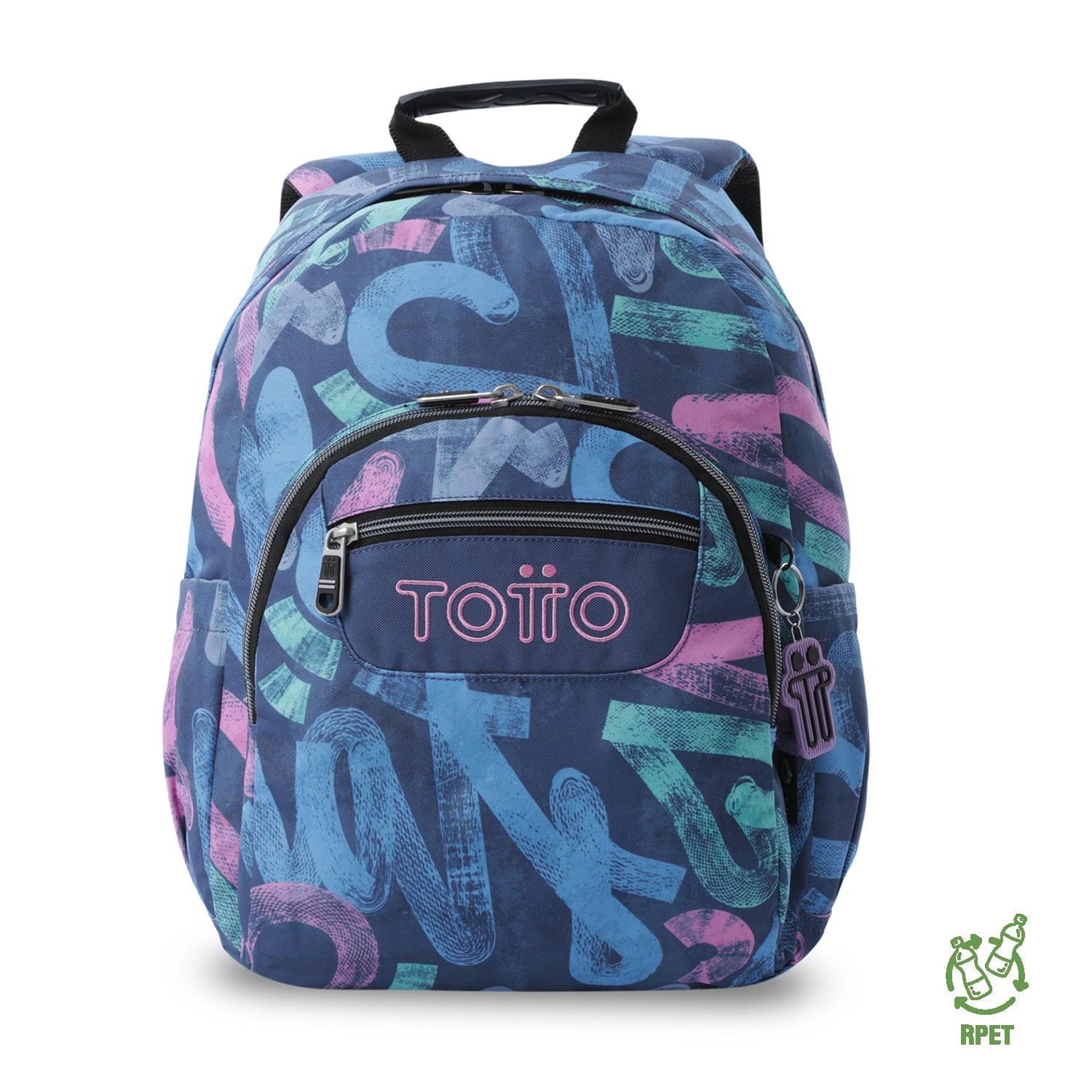 Mochila Juvenil Gommas Mediano Azul