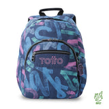 Mochila Juvenil Gommas Glitter