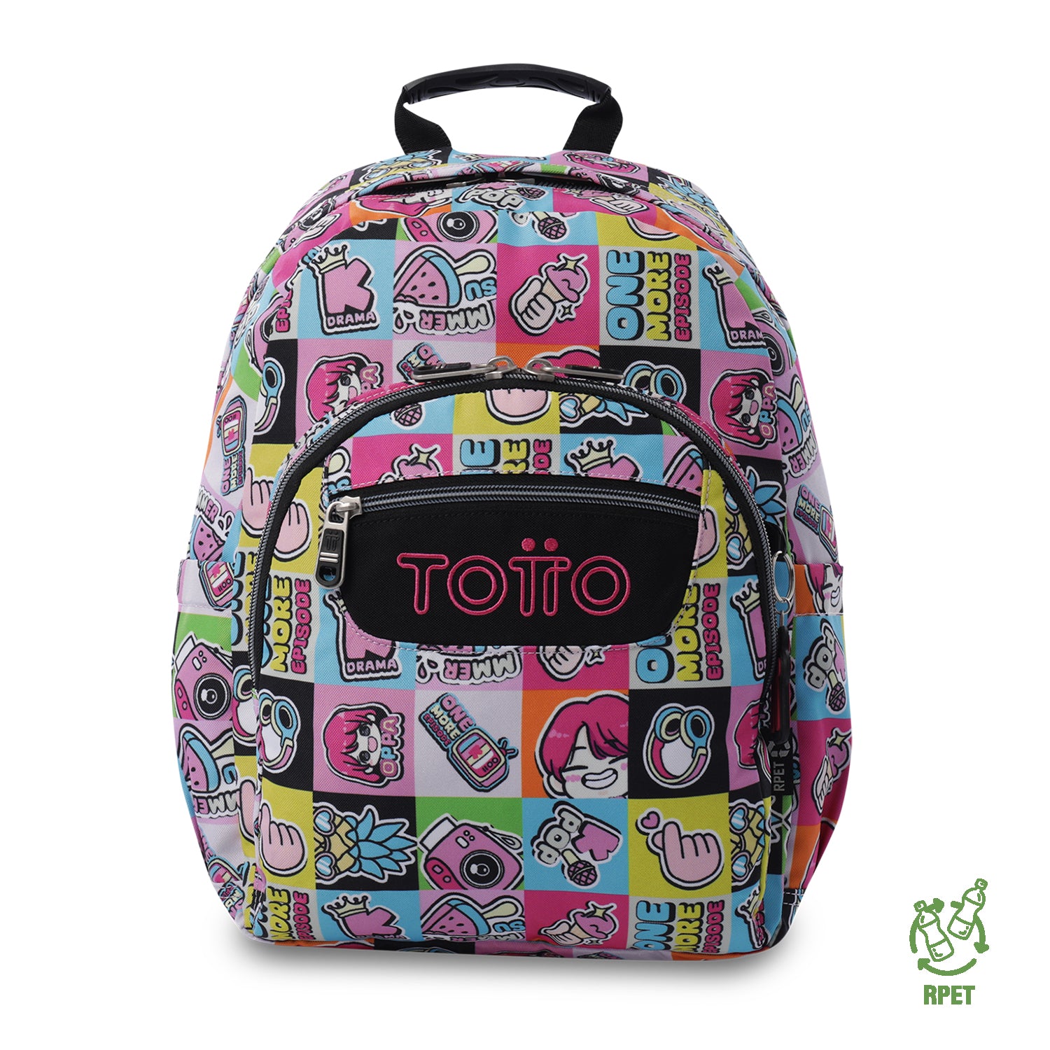 Mochila Juvenil Gommas Mediano Rosado