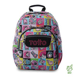 Mochila Juvenil Gommas Glitter