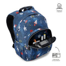 Mochila Juvenil Gommas Mediano Azul