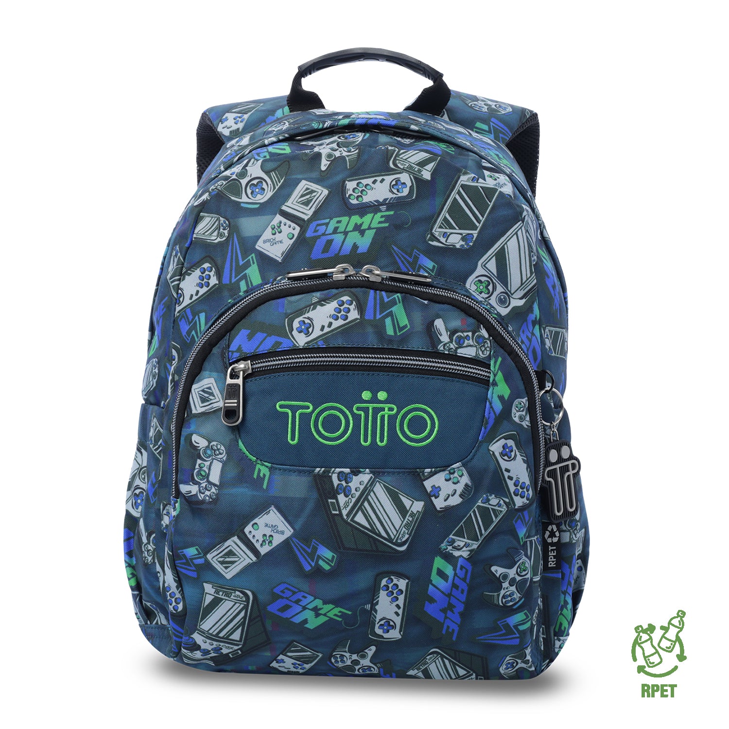 Mochila Juvenil Gommas Mediano Azul