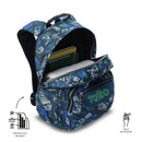 Mochila Juvenil Gommas Mediano Azul