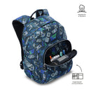 Mochila Juvenil Gommas Mediano Azul