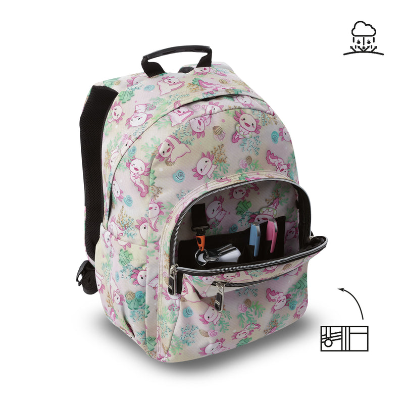 Mochila Juvenil Gommas Mediano Blanco