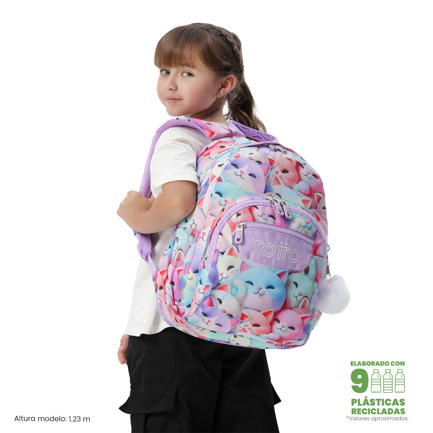 Mochila Juvenil Gommas Niña