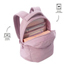 Mochila Universitaria Steif Nara Porta Laptop 14" Rosado Mujer