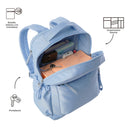 Mochila Universitaria Porta Laptop 14" Estambul Azul Mujer