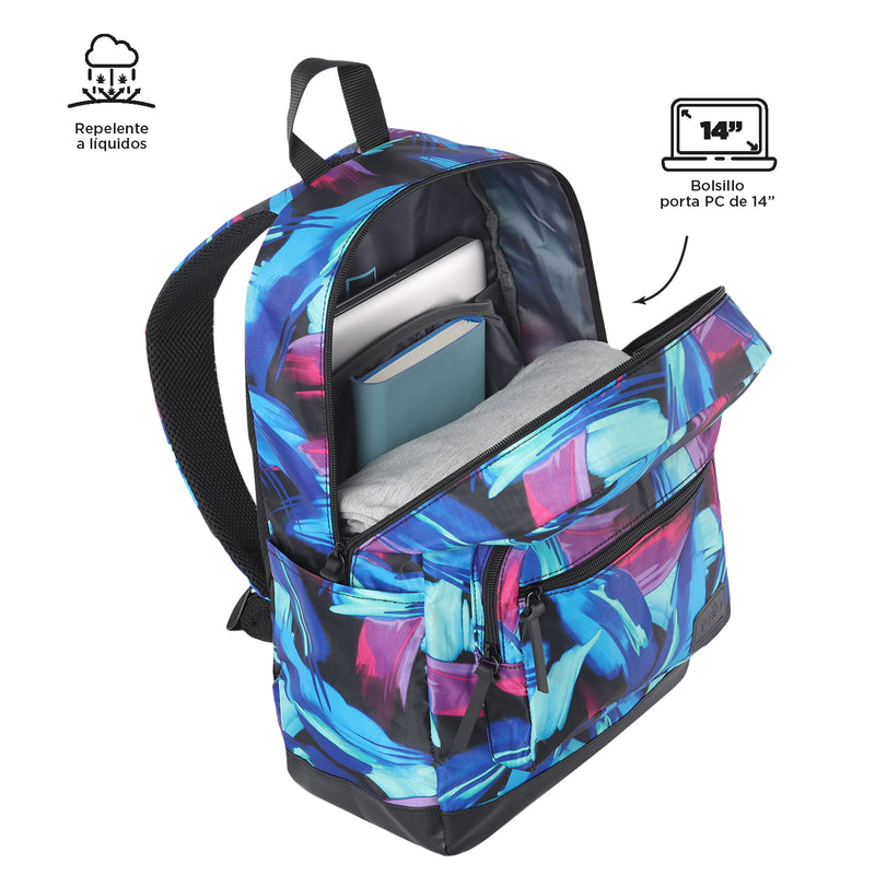 Mochila Tocax con porta laptop - Color: Estampado 5CR