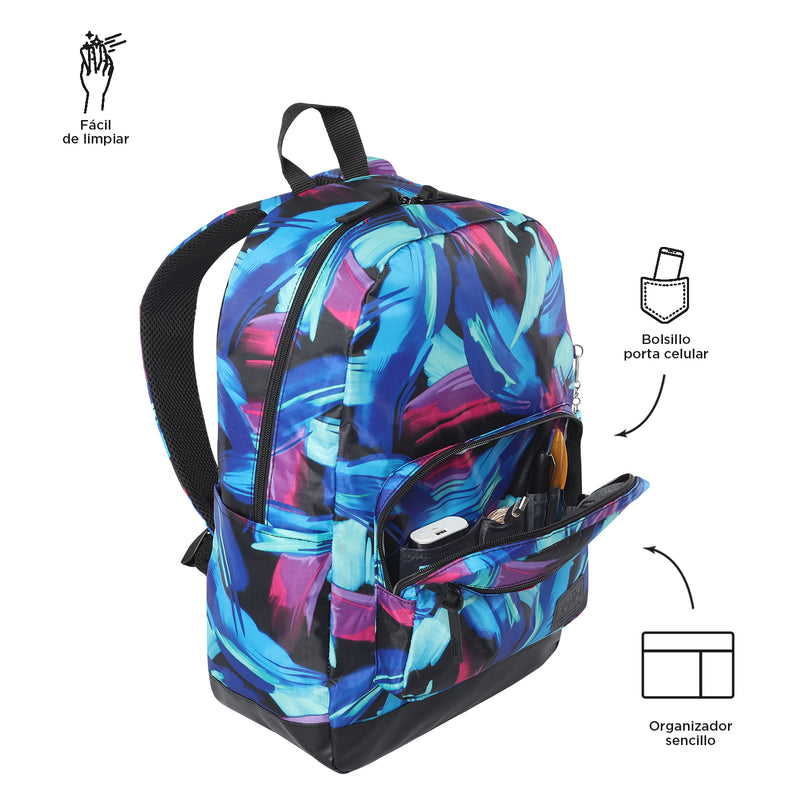 Mochila Tocax con porta laptop - Color: Estampado 5CR