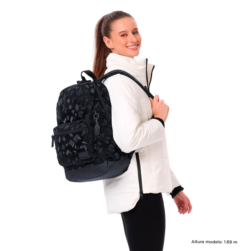 Mochila Universitaria Porta PC 14" Tocax Negro Mujer