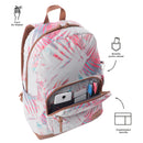 Mochila Universitaria Porta Laptop 14" Tocax Rosado Mujer