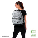 Mochila Universitaria Porta Laptop 14" Tocax Gris Mujer