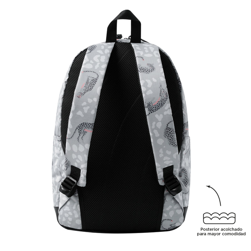 Mochila Universitaria Porta PC 14" Tocax Gris Mujer