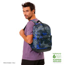 Mochila universitaria tocax azul