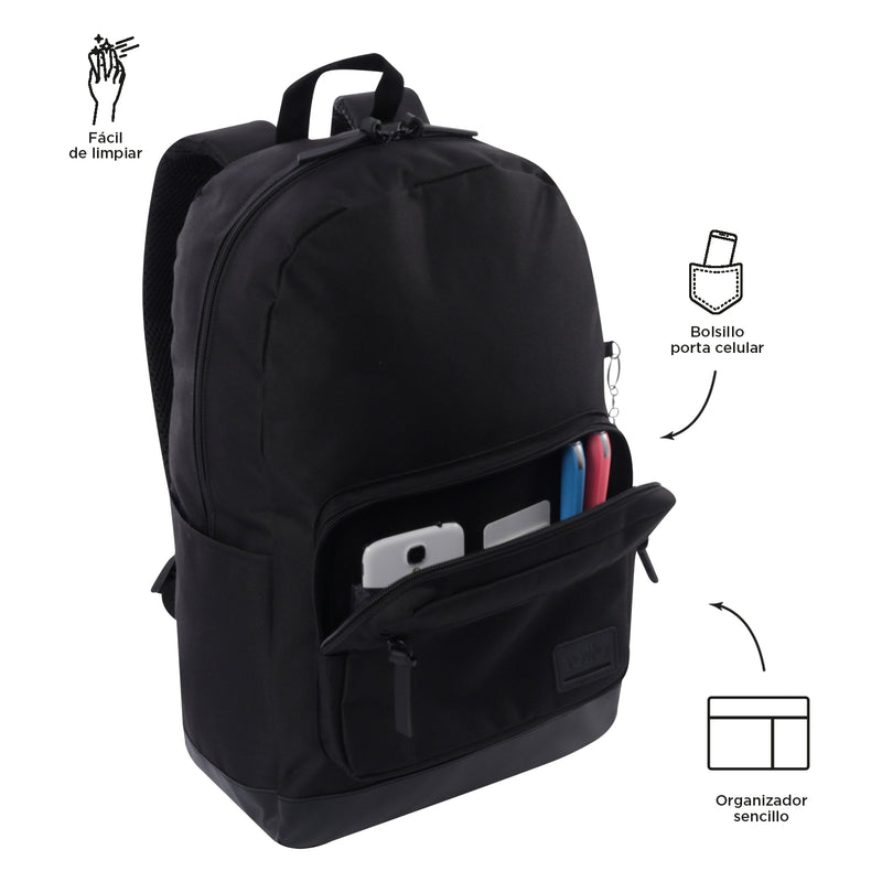 Mochila Universitaria Porta PC 14" Tocax Negro Unisex