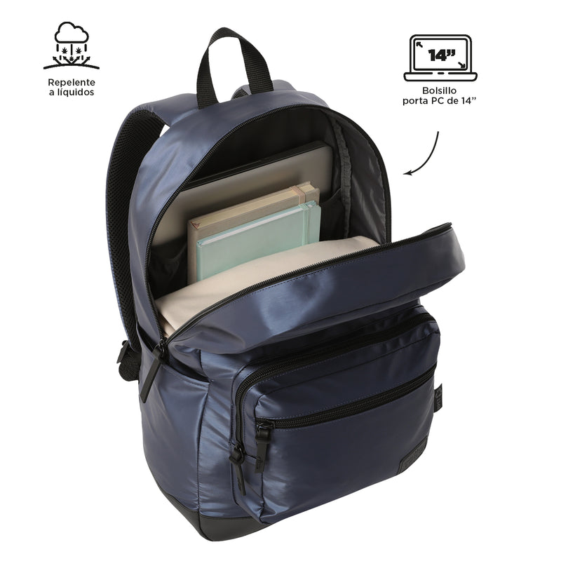 Mochila Universitaria Porta PC 14" Tocax Azul Unisex