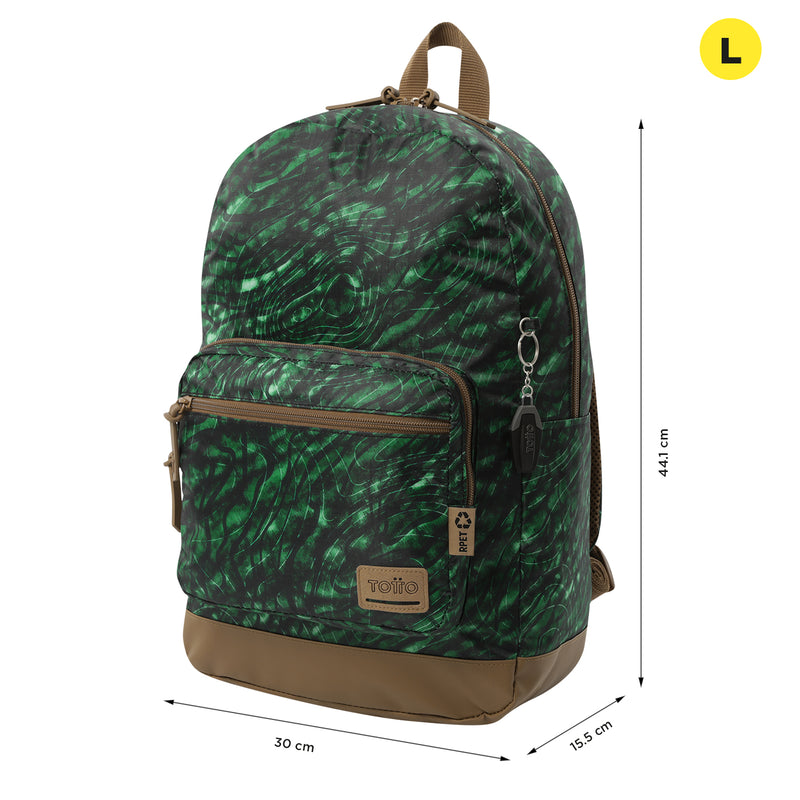 Mochila Universitaria Porta PC 14" Tocax Verde Hombre