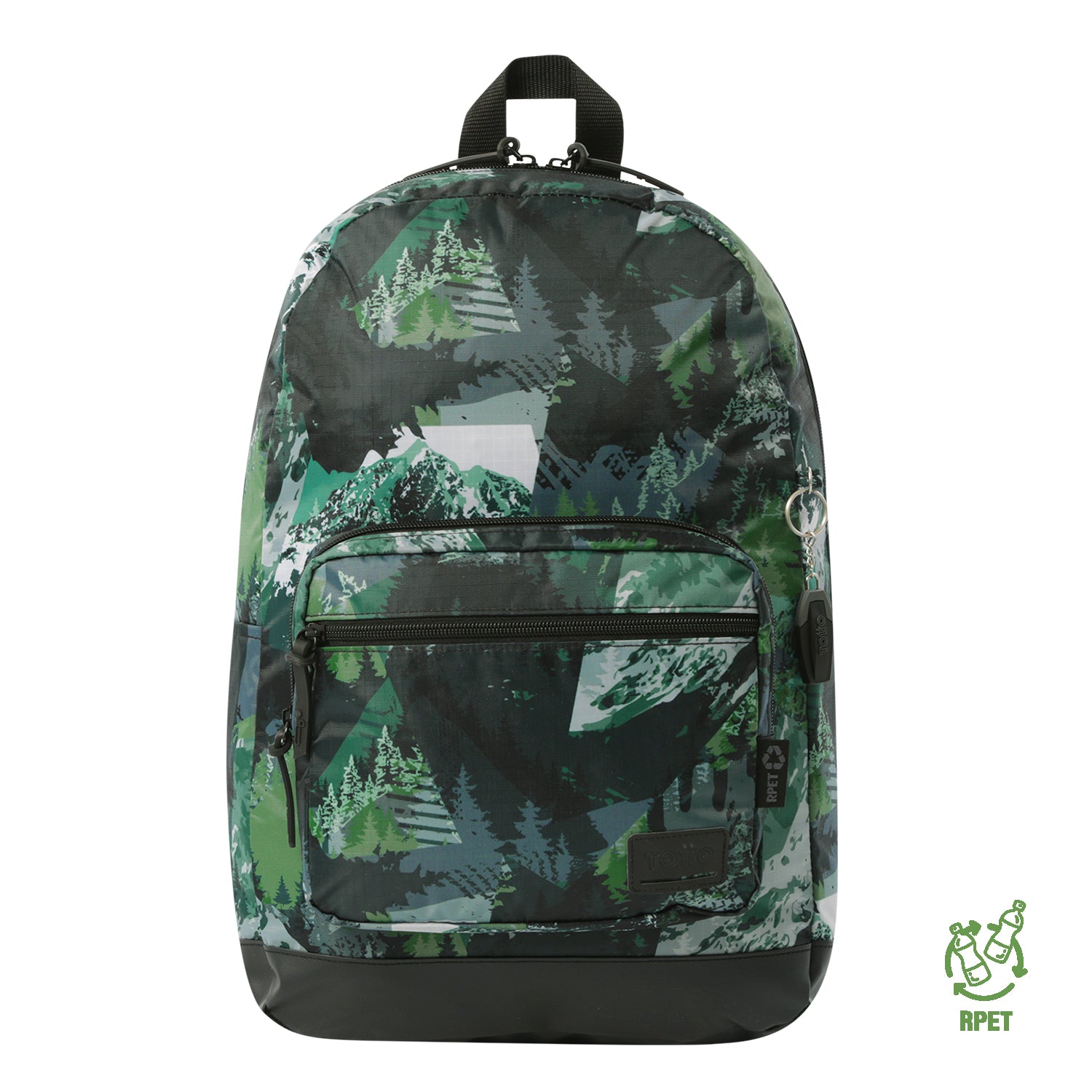 Mochila Universitaria Porta Laptop 14" Tocax Verde Hombre