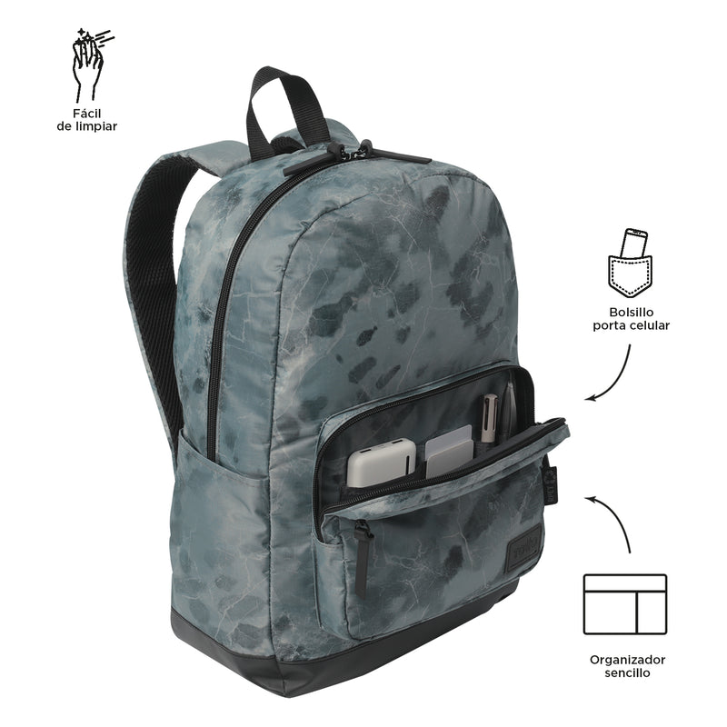 Mochila Universitaria Porta PC 14" Tocax Gris Hombre