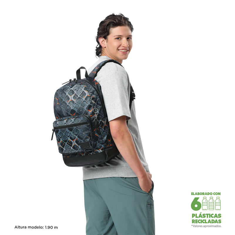 Mochila Universitaria Porta PC 14" Tocax Negro Hombre