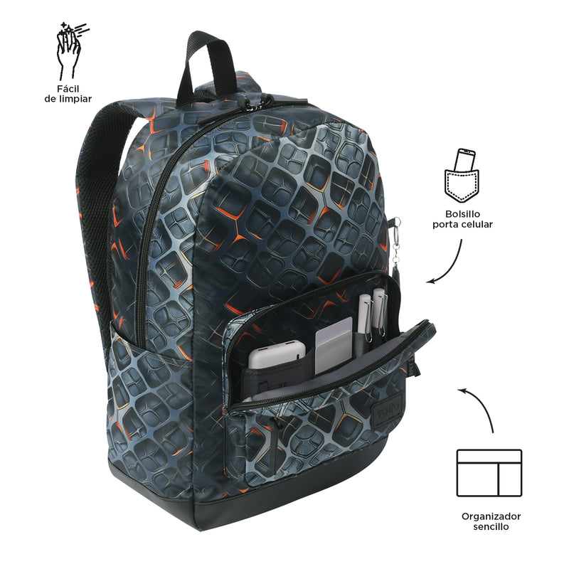 Mochila Universitaria Porta PC 14" Tocax Negro Hombre