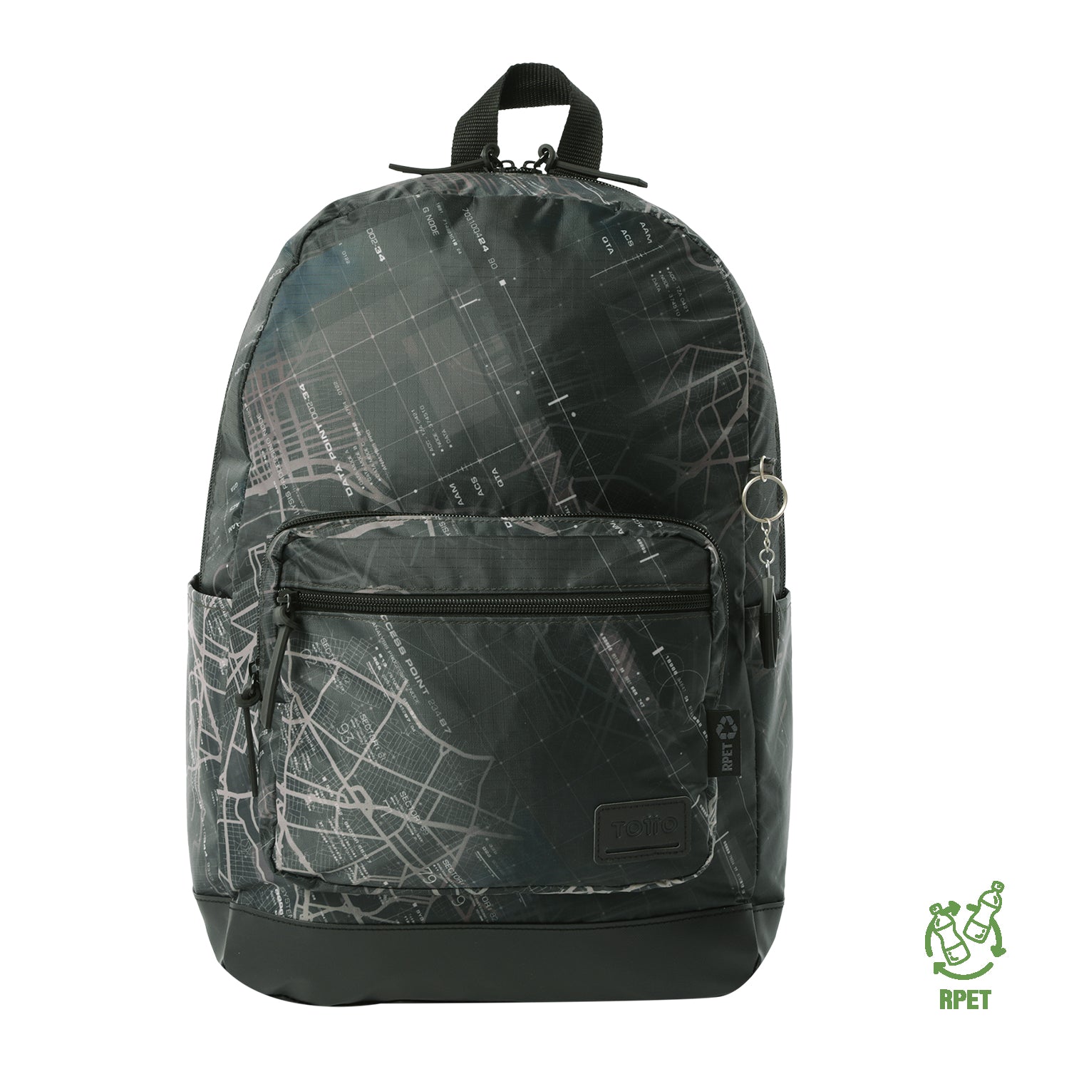 Mochila Universitaria Porta Laptop 14" Tocax Negro Hombre