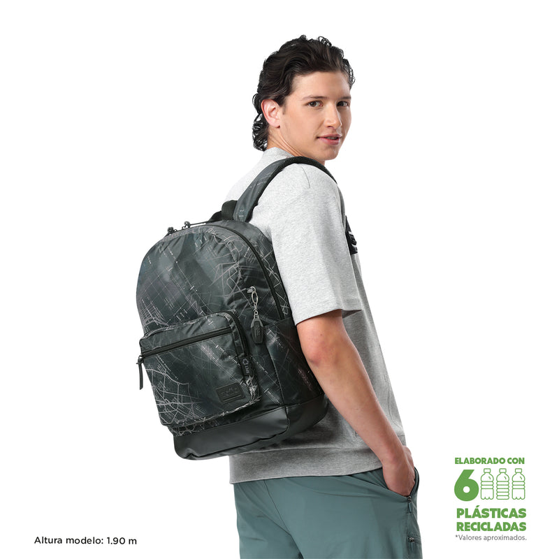Mochila Universitaria Porta PC 14" Tocax Negro Hombre