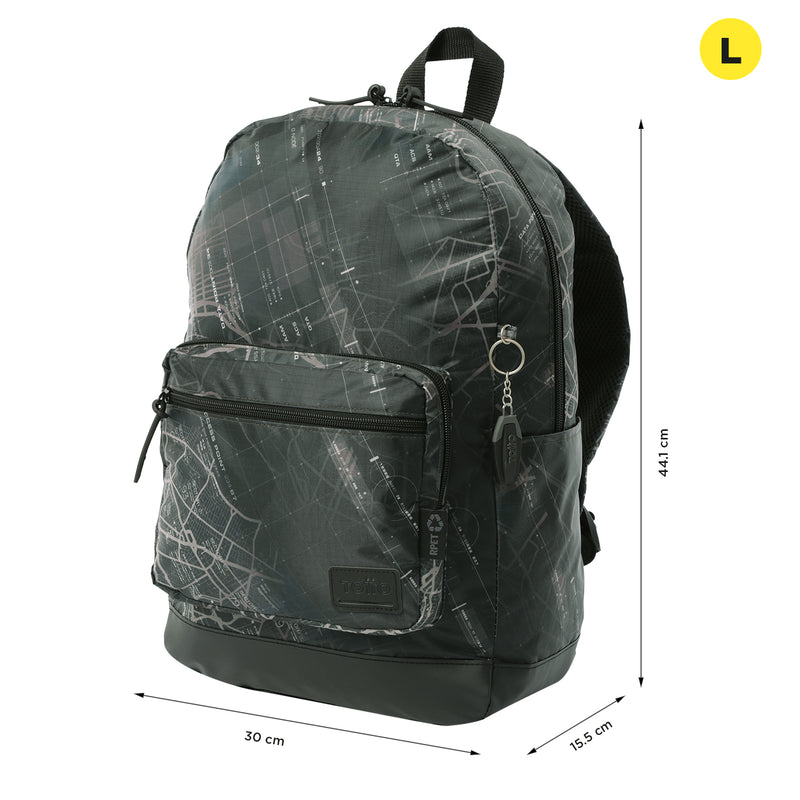 Mochila Universitaria Porta PC 14" Tocax Negro Hombre
