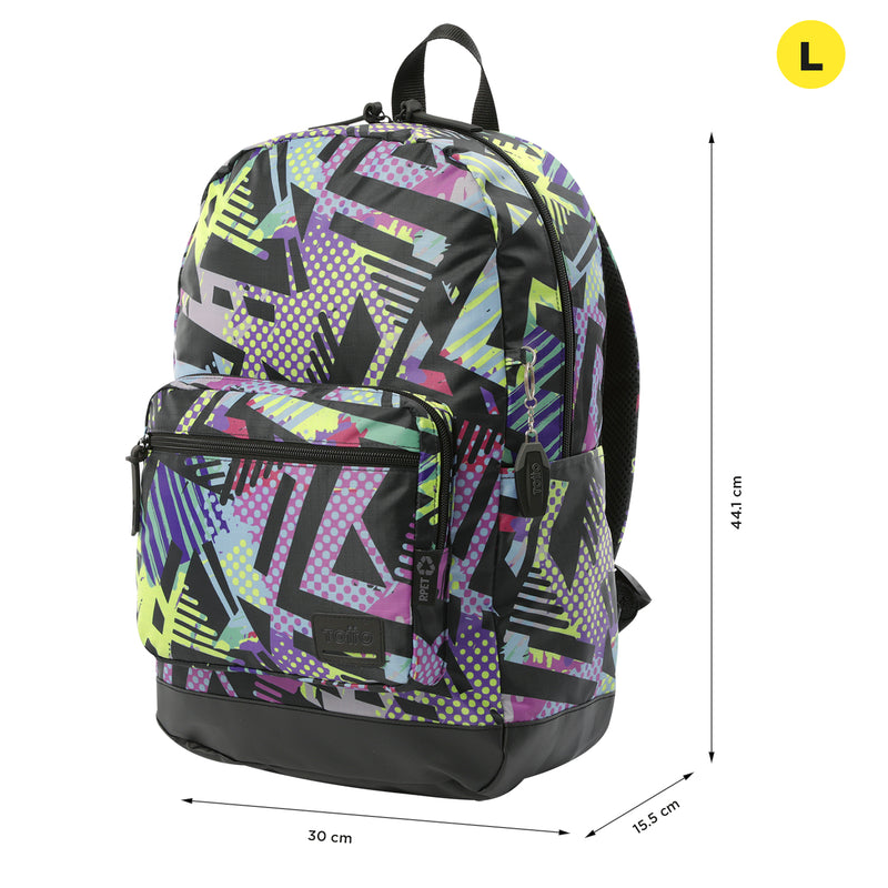 Mochila Universitaria Porta Laptop 14" Tocax Negro Mujer