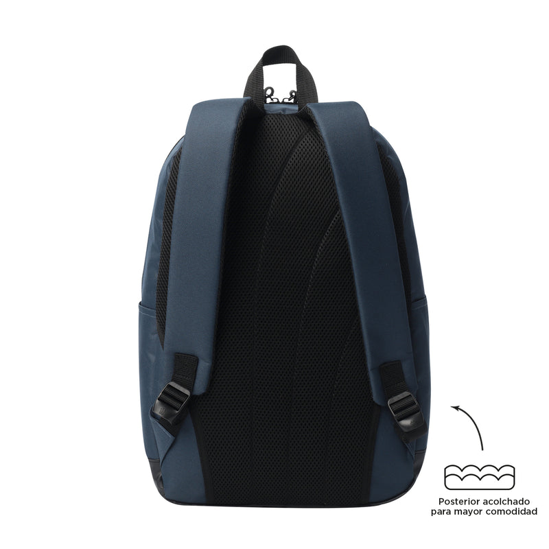 Mochila Universitaria Porta Laptop 14" Tocax Azul Hombre
