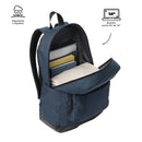 Mochila Universitaria Porta Laptop 14" Tocax Azul Hombre