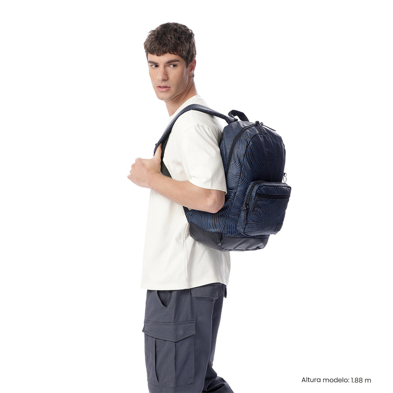 Mochila Universitario Porta PC 14" Tocax Azul Unisex